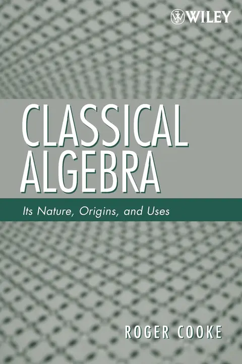 Cover of Classical Algebra