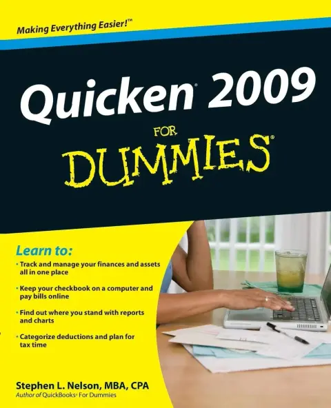 Cover of Quicken 2009 for Dummies