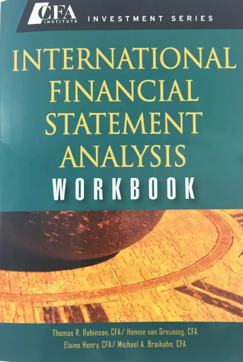 Cover of International Financial Statement Analysis