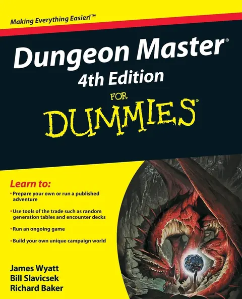 Cover of Dungeon Master for Dummies 4e