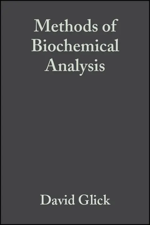 Cover of Methods of Biochemical Analysis