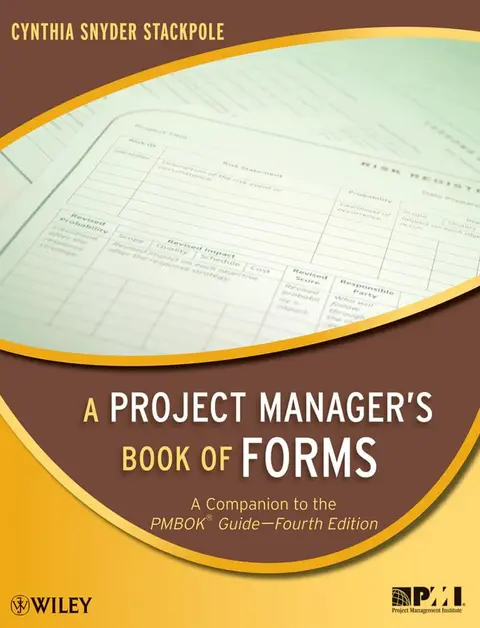 Cover of A Project Manager′s Book of Forms