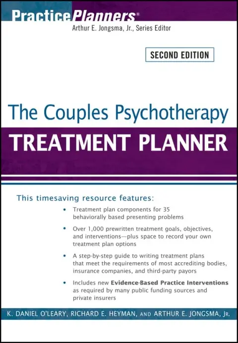 Cover of The Couples Psychotherapy Treatment Planner