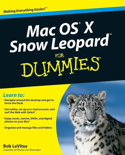 Cover of MAC OS X Snow Leopard for Dummies