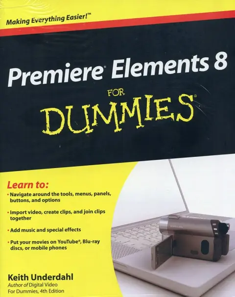 Cover of Premiere Elements 8 for Dummies