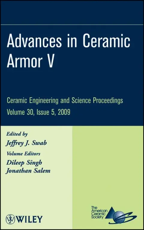 Cover of Advances in Ceramic Armor V Cesp V30 Issue 5