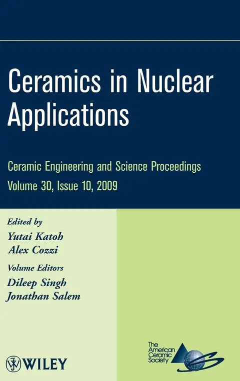 Cover of Ceramics in Nuclear Applications, Volume 30, Issue 10