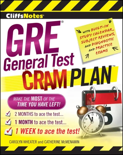 Cover of CliffsNotes GRE General Test Cram Plan