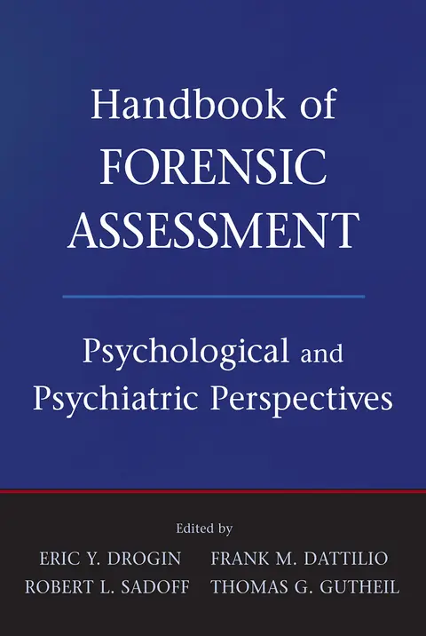 Cover of Handbook of Forensic Assessment