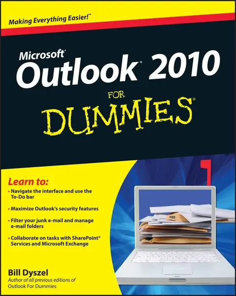 Cover of Outlook 2010 for Dummies