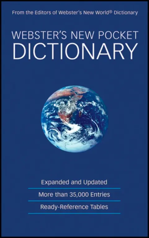 Cover of Webster's New Pocket Dictionary