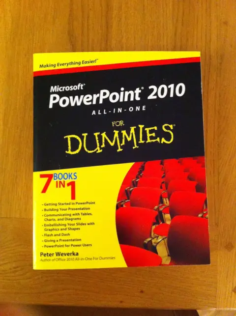 Cover of PowerPoint 2010 All-in-One for Dummies