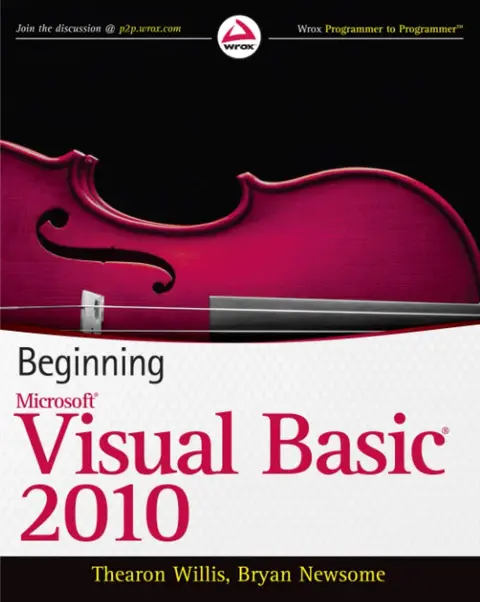 Cover of Beginning Visual Basic 2010