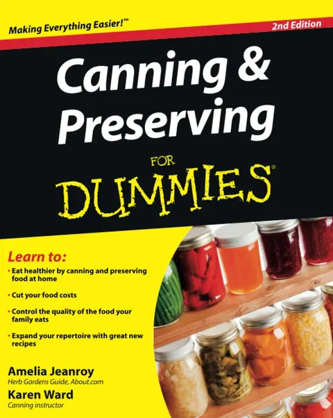 Cover of Canning and Preserving for Dummies
