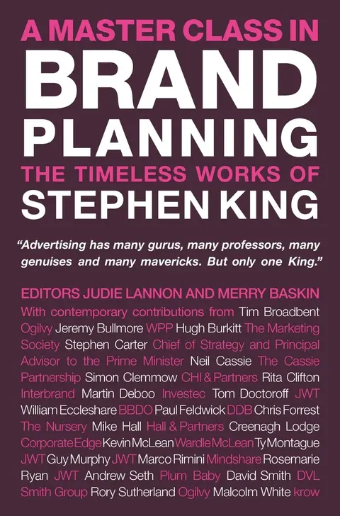 Cover of A Master Class in Brand Planning