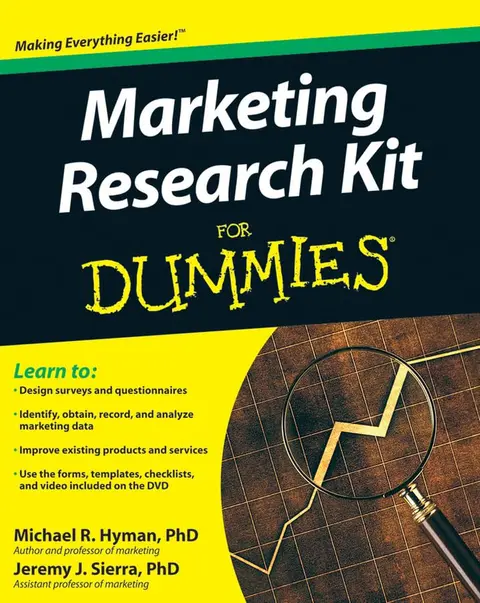 Cover of Marketing Research Kit for Dummies