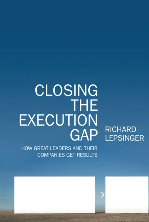 Cover of Closing the Execution Gap