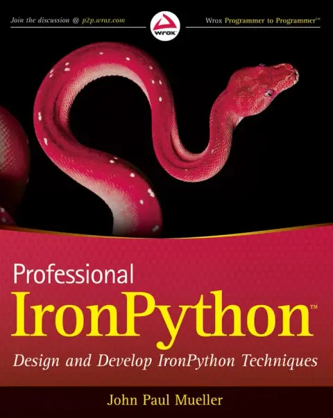 Cover of Professional IronPython