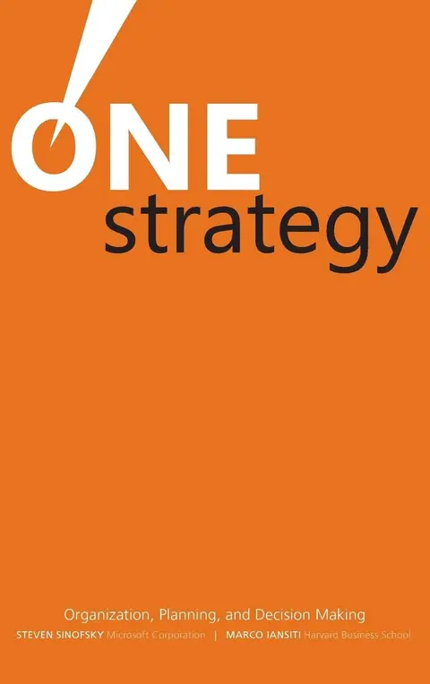 Cover of One Strategy