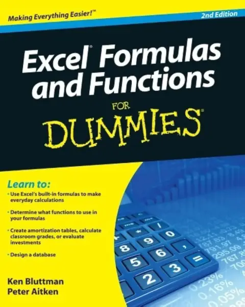 Cover of Excel Formulas and Functions for Dummies®
