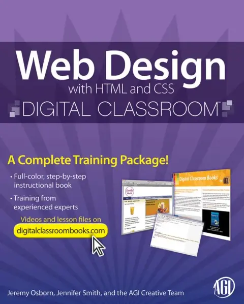 Cover of Web Design with HTML and CSS Digital Classroom