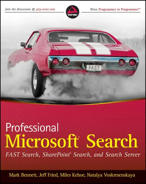 Cover of Professional Microsoft Search
