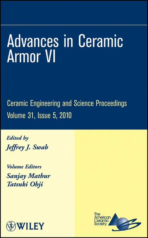 Cover of Advances in Ceramic Armor Vi
