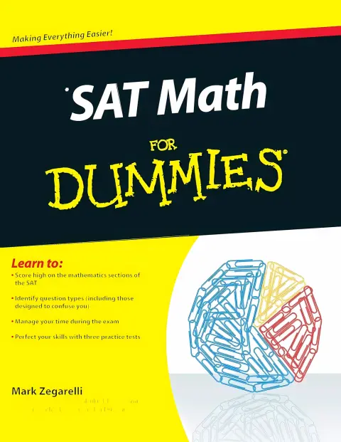 Cover of SAT Math for Dummies