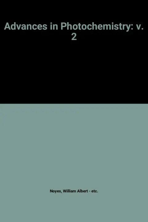 Cover of Advances in Photochemistry