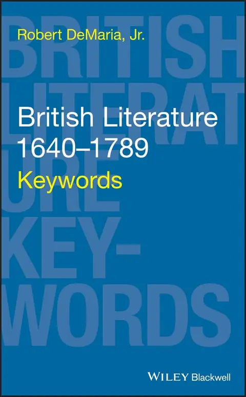 Cover of British Literature 1640-1789
