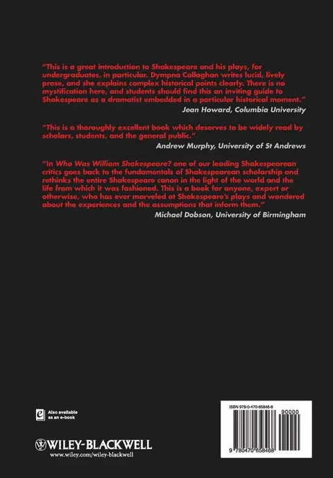 Cover of Who Was William Shakespeare?