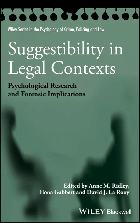 Cover of Suggestibility in Legal Contexts