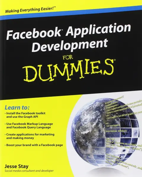 Cover of Facebook Application Development for Dummies
