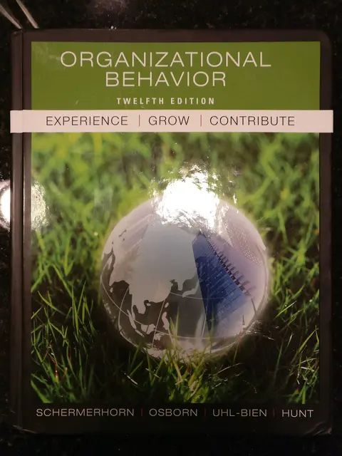 Cover of Organizational Behavior