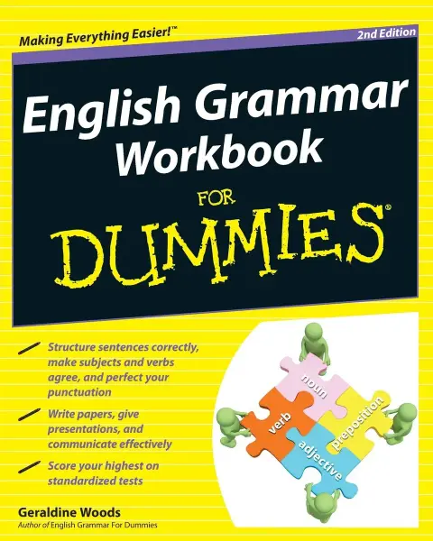 Cover of English Grammar Workbook for Dummies