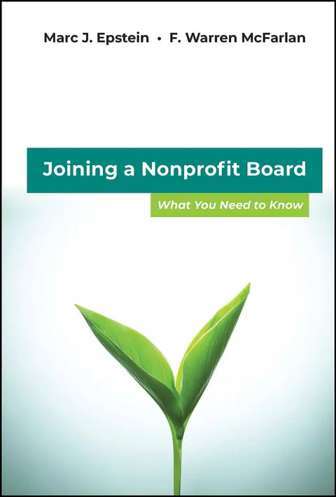 Cover of Joining a Nonprofit Board