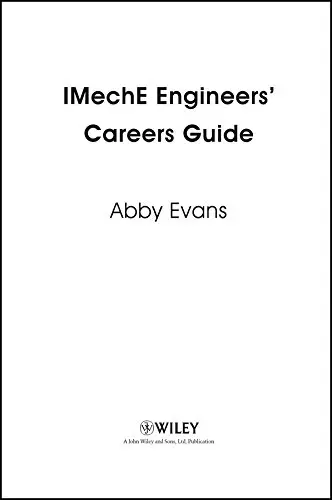 Cover of IMechE Engineers′ Careers Guide