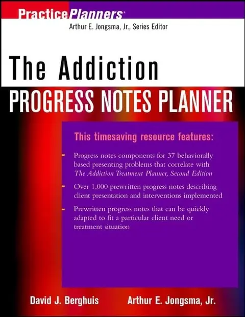 Cover of The Addiction Progress Notes Planner
