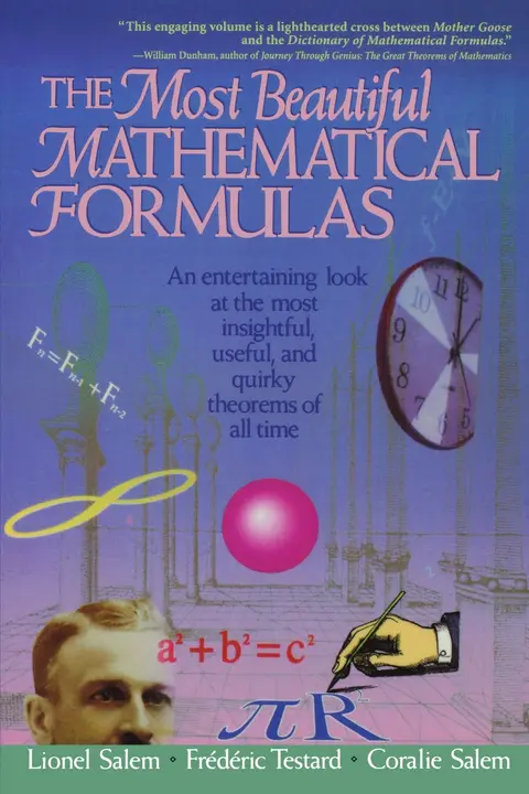 Cover of The Most Beautiful Mathematical Formulas