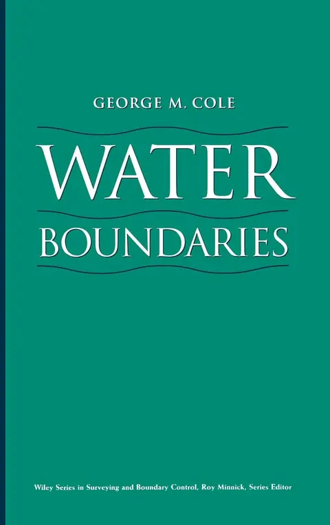 Cover of Water Boundaries