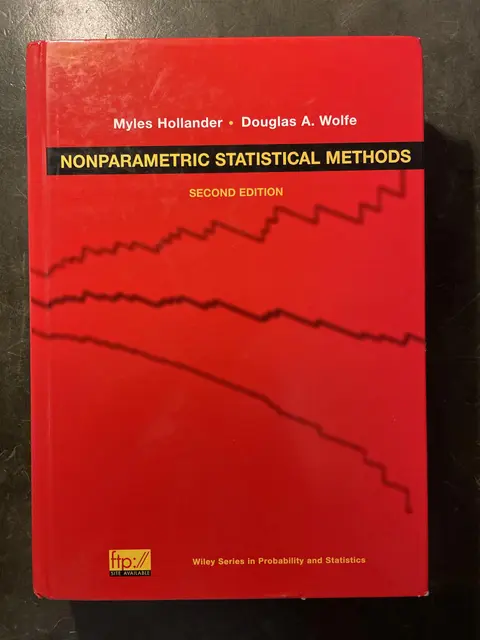 Cover of Nonparametric Statistical Methods