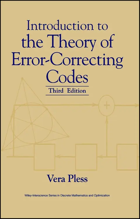 Cover of Introduction to the Theory of Error-Correcting Codes