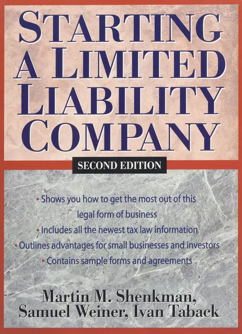 Cover of Starting a Limited Liability Company