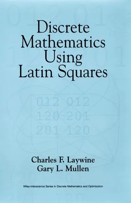 Cover of Discrete Mathematics Using Latin Squares