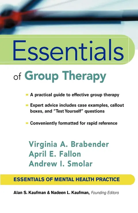 Cover of Essentials of Group Therapy