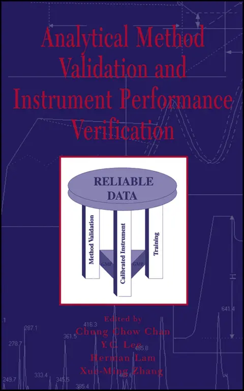Cover of Analytical Method Validation and Instrument Performance Verification