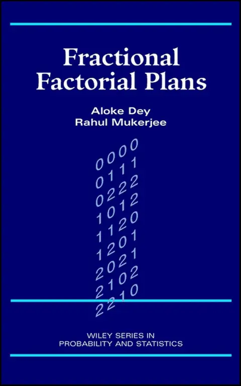 Cover of Fractional Factorial Plans