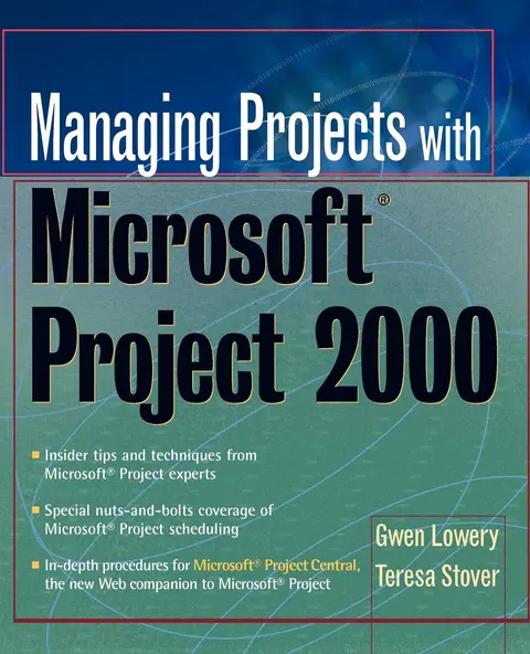 Cover of Managing Projects with Microsoft Project 2000