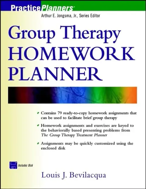 Cover of Group Therapy Homework Planner