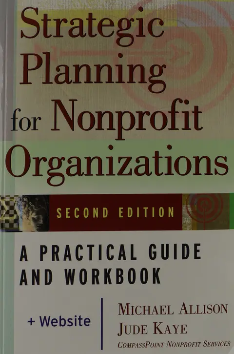 Cover of Strategic Planning for Nonprofit Organizations